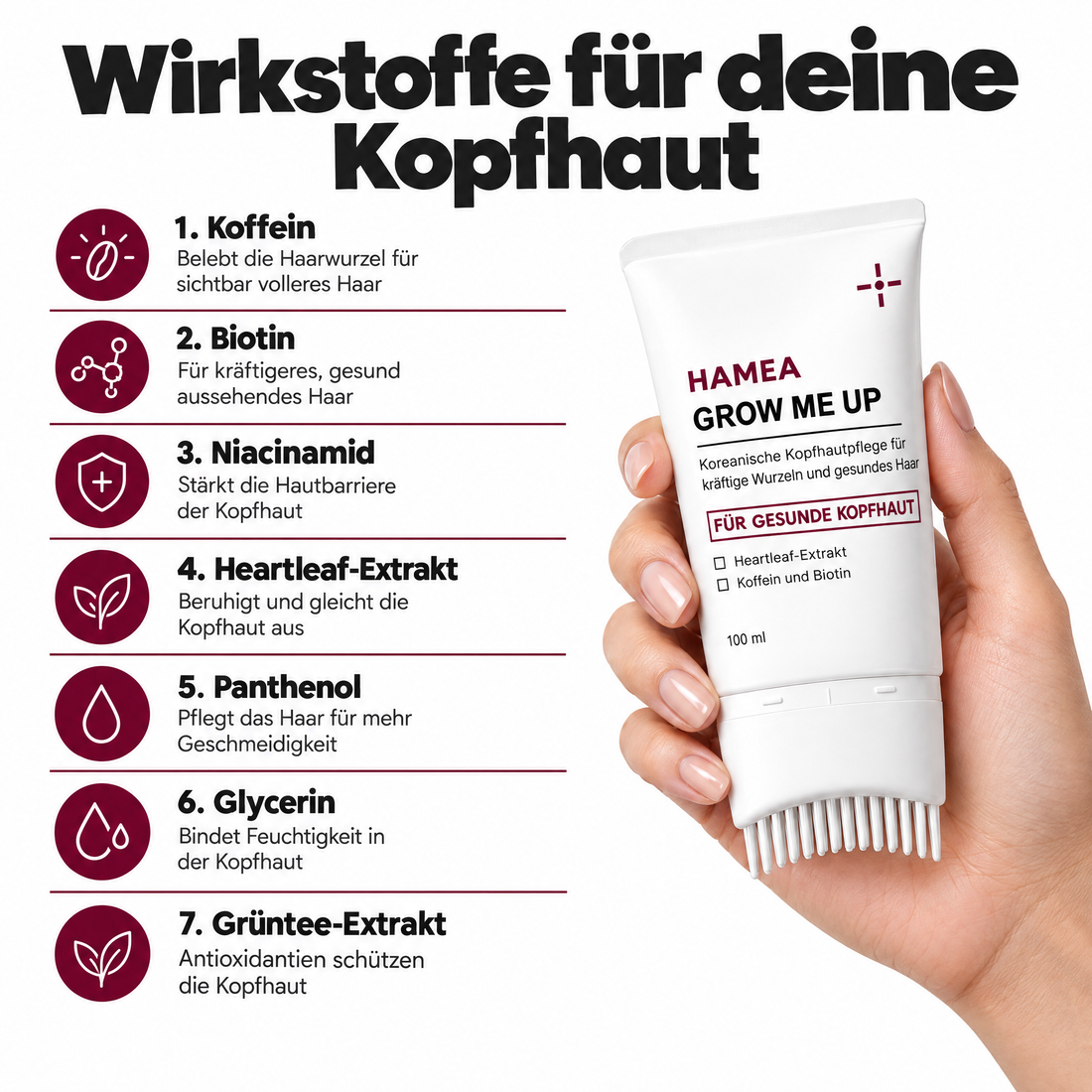 Wirkstoffe von GROW ME UP