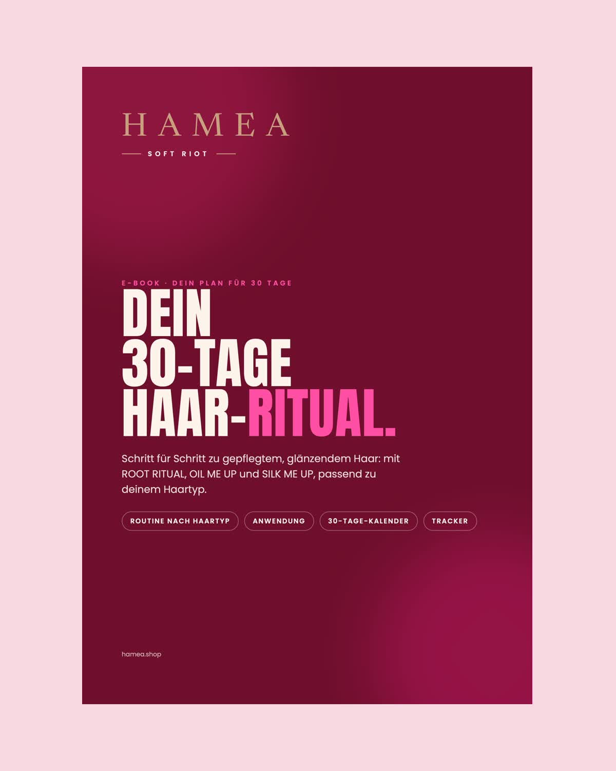 HAMEA E-Book Dein 30-Tage Haar-Ritual, Cover